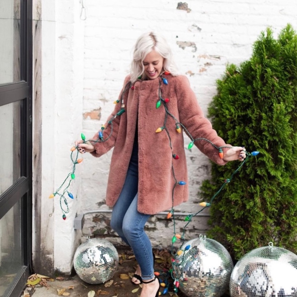 Bb Dakota fur midi length jacket